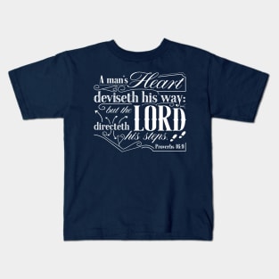 Proverbs 16:9 Kids T-Shirt